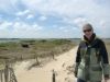 Expedition member on Blakeney Point